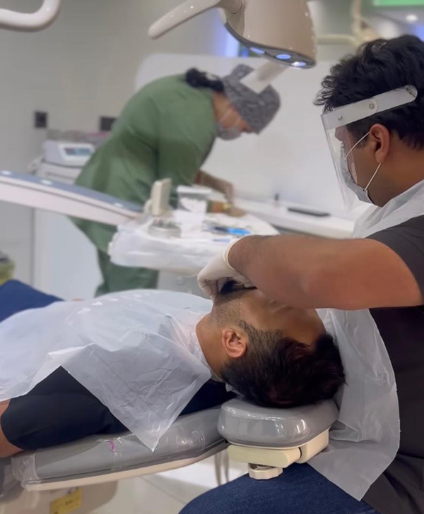طب الاسنان بعد عملية تجميل الانف